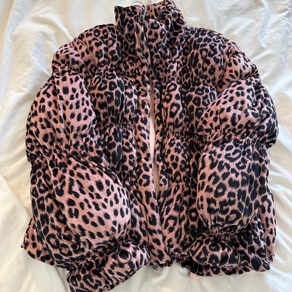 LPA Sora Jacket in Pink Leopard